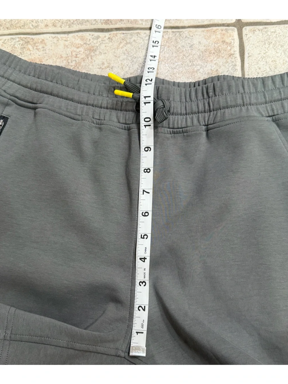 Baseball Lifestyle 101 Diamond Relaxed Fit Sweatshorts Gray/Yellow men’s XL